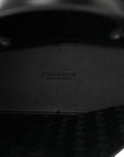 Nappa Intrecciato Medium Andiamo Shoulder Bag Black