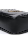 Calfskin Matelasse Monogram Lou Camera Bag Black