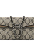GG Supreme Monogram Super Mini Dionysus Shoulder Bag Taupe