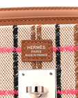 Toile Swift Broderie Shoulder Birkin Light 39 Gold Fauve Rose Pop Black
