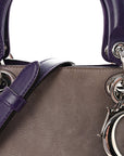 Suede Large D1ORissimo Tote Purple
