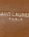 Calfskin Y Quilted Monogram Medium Loulou Chain Satchel Dark Natural