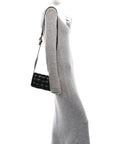 Nappa Maxi Intreccio Small Padded Cassette Crossbody Bag Black