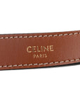 Triomphe Canvas Calfskin Ava Shoulder Bag Tan