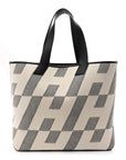 Swift H Canvas Cabas H En Biais 40 Black Ecru