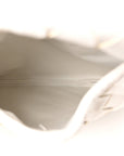 Calfskin Intrecciato Mini Hop White