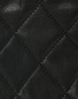 Calfskin Quilted CC Shopping Tote Black