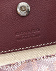 Goyardine Boheme Hobo Burgundy