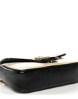 Vintage Effect Calfskin Matelasse Diagonal Super Mini Torchon GG Marmont Shoulder Bag Cognac Mystic White Blue Agata