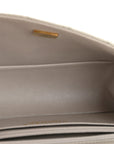 Metallic Goatskin Quilted 2.55 Reissue Mini Flap Silver