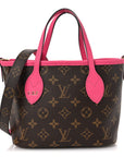 Monogram Neverfull Inside Out Bandouliere BB Rose Pondichery