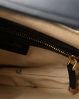 Oblique Saddle Bag Blue