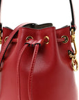 Vitello Cruise F is FNDI Mini Mon Tresor Bucket Bag Fragola
