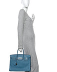Togo BIRKIN 35 Blue Jean