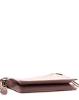 Lambskin Cannage Milly Mini Drawstring Bag Pink Peony