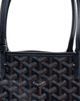 Goyardine Reversible Mini Anjou Navy