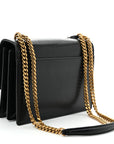 Coated Bark Calfskin Medium Monogram Sunset Black