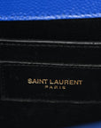 Grain De Poudre Small Classic Monogram Kate Satchel Royal Blue