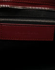 Chevre Silver Metallic Edge Hardware City Cassis