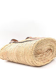 Raffia Large Basket Tote Bag Natural Tan