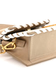 Calfskin Le Chiquito Whipstitch Beige