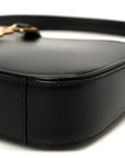 Smooth Calfskin Le 5 A 7 Mini Hobo Black