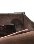 Metallic Calfskin J'AD1OR Chain Flap Bag Noisette