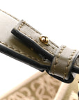 Calfskin Jacquard Mini Gate Dual Bag Autumn Green