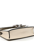 Snakeskin Azalea Calfskin Enamel Super Mini Dionysus Shoulder Bag New Rock White Electric Blue