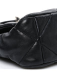 Lambskin Quilted Medium CHNL 19 Flap Black