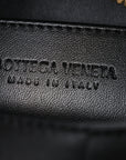 Lambskin Maxi Intrecciato Small Brick Cassette Bag Black