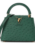 Ostrich Capucines Mini Mint