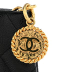 Caviar Quilted Medallion Tote Black