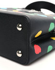 LV X YK Taurillon Capucines MM Black
