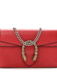 Calfskin Super Mini Dionysus Shoulder Bag Hibiscus Red