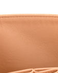 Caviar Quilted Medium Double Flap Beige Clair