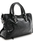 Agneau Arena Silver Hardware Small Le City Black