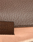 GG Supreme Monogram Textured Dollar Calfskin Top Handle Dionysus Shoulder Bag Beige Ebony New Acero