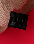 GG Supreme Monogram Textured Dollar Calfskin Web Ophidia Small Crossbody Bag Beige Ebony Fuchsia