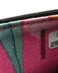 Calfskin Whipstitch Wallet On Chain WOC Black