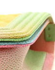 Caviar Quilted Small Cuba Rainbow Boy Flap Multicolor