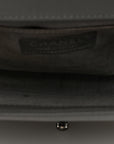 Lambskin Chevron Quilted Medium Boy Flap Grey