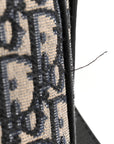 Grained Calfskin Oblique Saddle Messenger Black