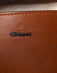 New Canvas Charisma Calfskin Crystal GG Monogram Mini Jackie 1961 Hobo Camel Ebony