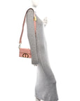 Smooth Calfskin Micro 30 Montaigne Flap Bag Pale Pink