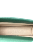 Dollar Calfskin Crystal Mini Dionysus Top Handle Bag Emerald