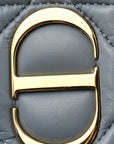 Lambskin Macrocannage Mini D1OR Caro Bag Cloud Blue