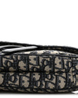 Oblique Saddle Bag With Strap Blue
