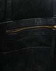 Soft Grained Calfskin Small Belt Cabas Phantom Black