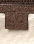GG Supreme Monogram Web Ophidia Half Moon Hobo Brown